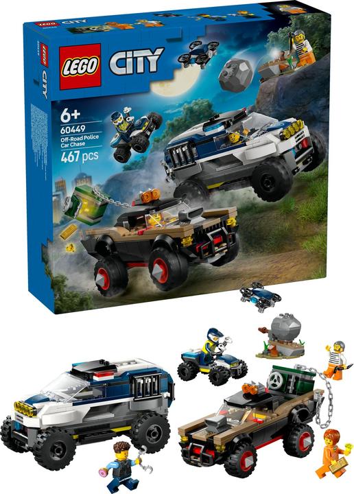 Produktbild LEGO Verfolgungsjagd im Polizeigeländewagen (60449, LEGO City)
