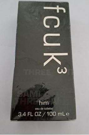 Actual product image Fcuk 3 for Him 100ml EDT Spray Brand New and Sealed (Eau de toilette, 100 ml)
