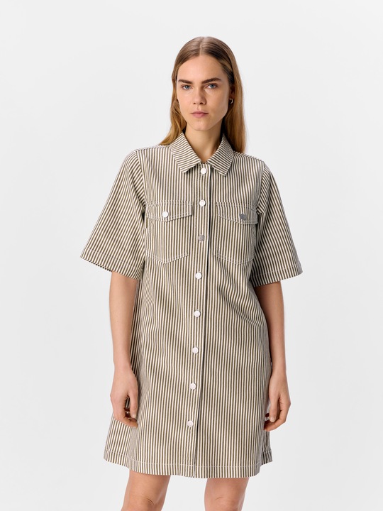 Produktbild Object Streifen Jeanskleid (XL)