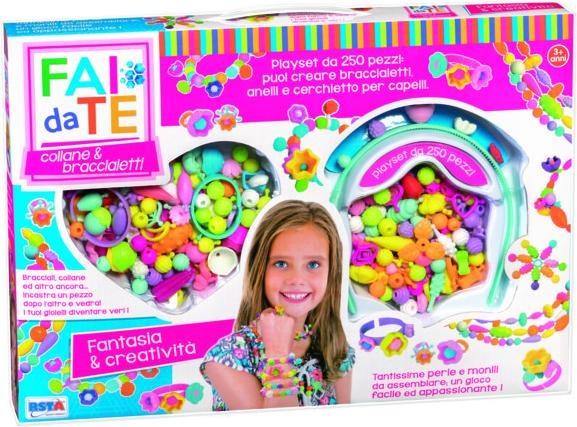 Immagine prodotto Rs Toys Fai da te collane e braccialetti 250 pezzi