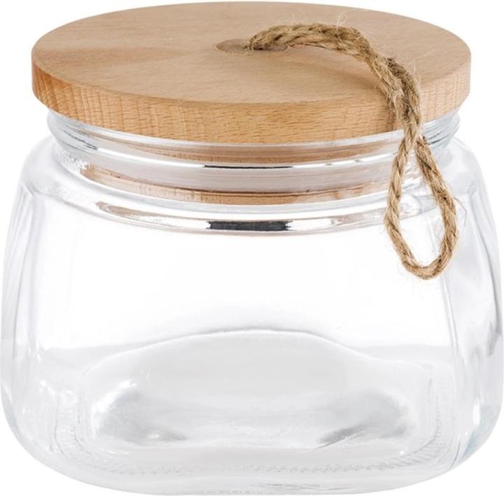 Produktbild APS Vorratsglas "WOODY" (1 l)
