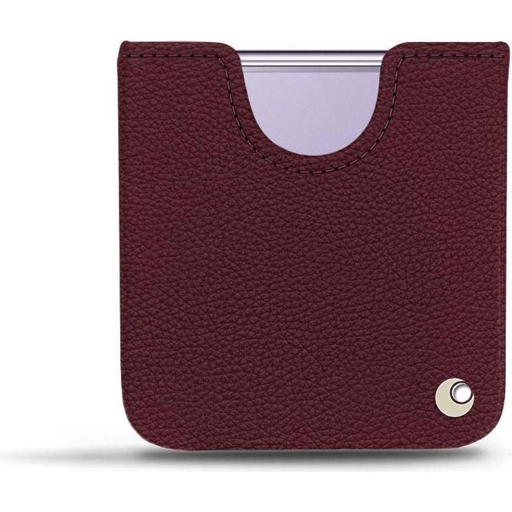 Noreve Lederschutzhülle (Samsung Galaxy Z Flip4), Smartphone Hülle, Violett