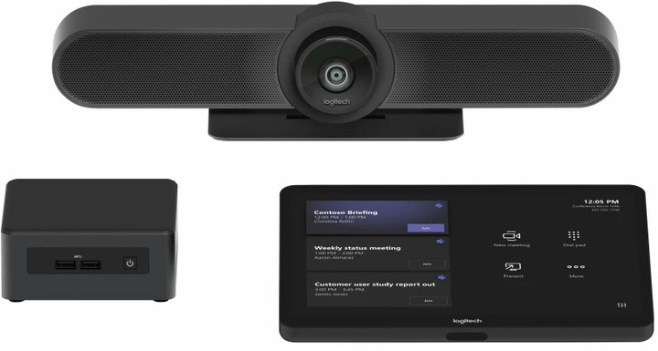 Produktbild Logitech Small Room+TAP+MeetUp+Intel NUC for MTR Teams