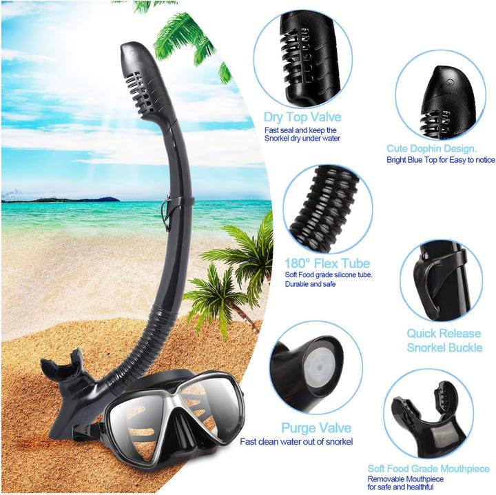 Produktbild EXP Vision Taucherbrillen- und Schnorchelset