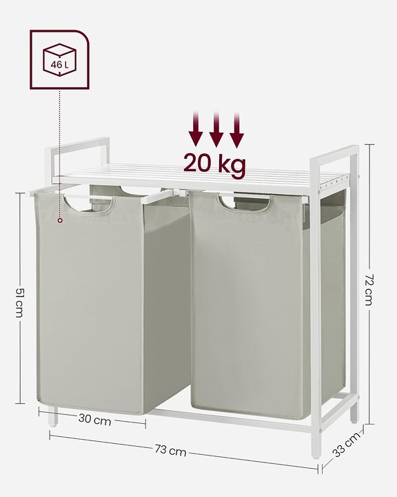 Produktbild Vasagle Laundry (92 l)