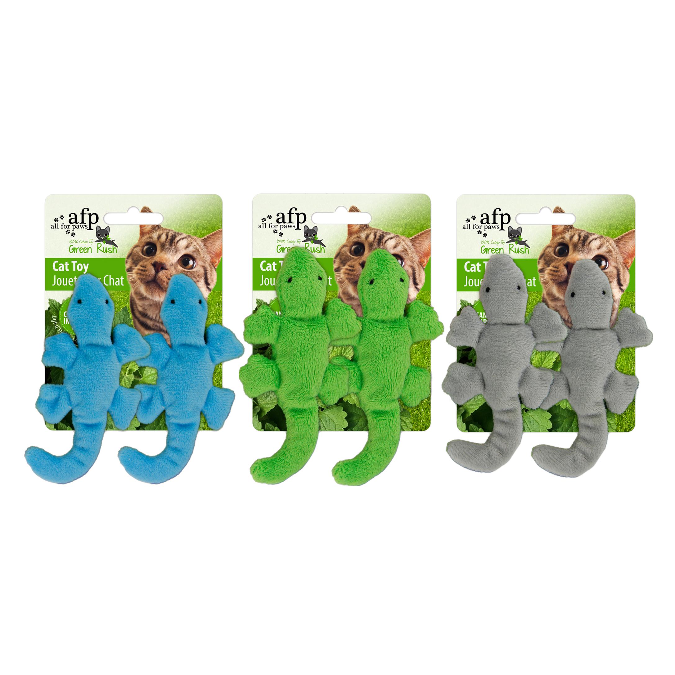 All For Paws Groene Spoed (Pluche Speelgoed Kat), Kattenspeelgoed
