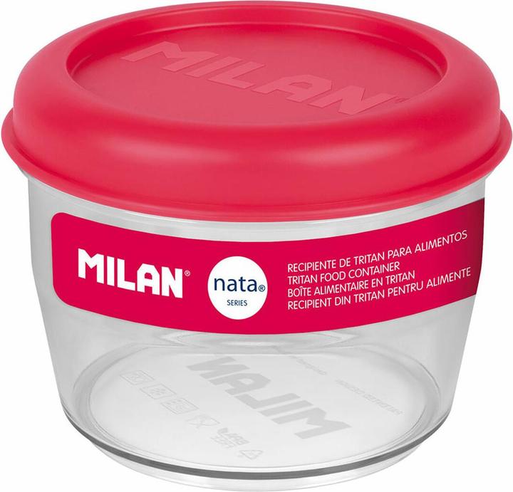 Nata® 624 pink 0,5l round air-tight tritan lunch box