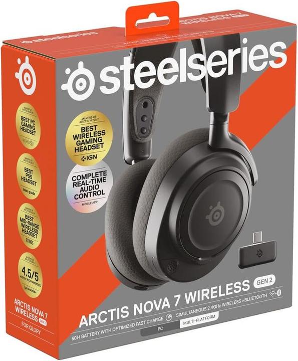 Immagine prodotto SteelSeries Arctis Nova 7 Gen 2 (Senza fili)