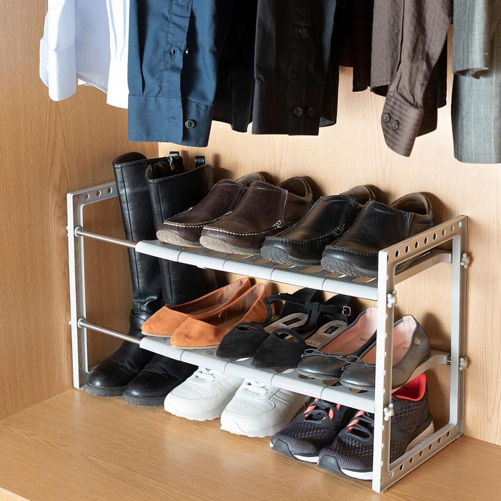 Actual product image InnovaGoods Pull-out shelf insert - 2 levels