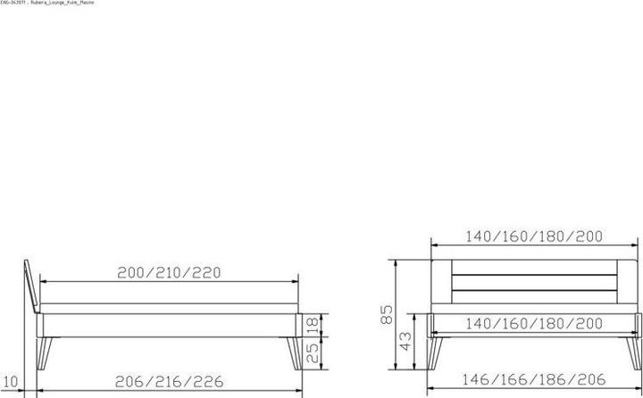 Image du produit Hasena Rubiera 25 (140 x 210 cm)