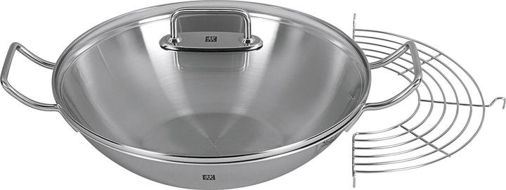 Produktbild Zwilling Wok Plus (32 cm, Wok Pfanne, Edelstahl)
