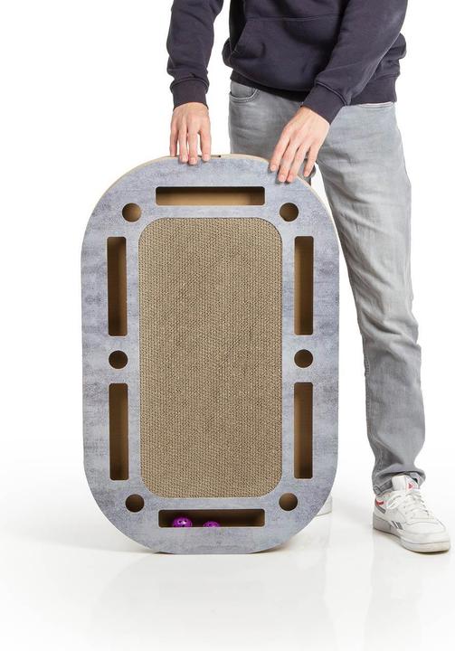 Produktbild CanadianCat Kratzmöbel Playplate, Betonoptik (Intelligenzspielzeug Katze)