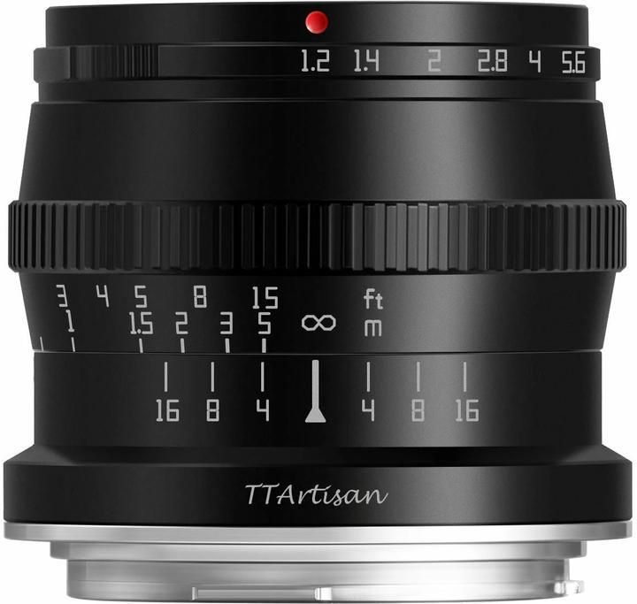 Productafbeelding TTArtisan 50mm f1.2 voor Fuji FX-vatting (APS-C) (Fujifilm X, APS-C / DX)