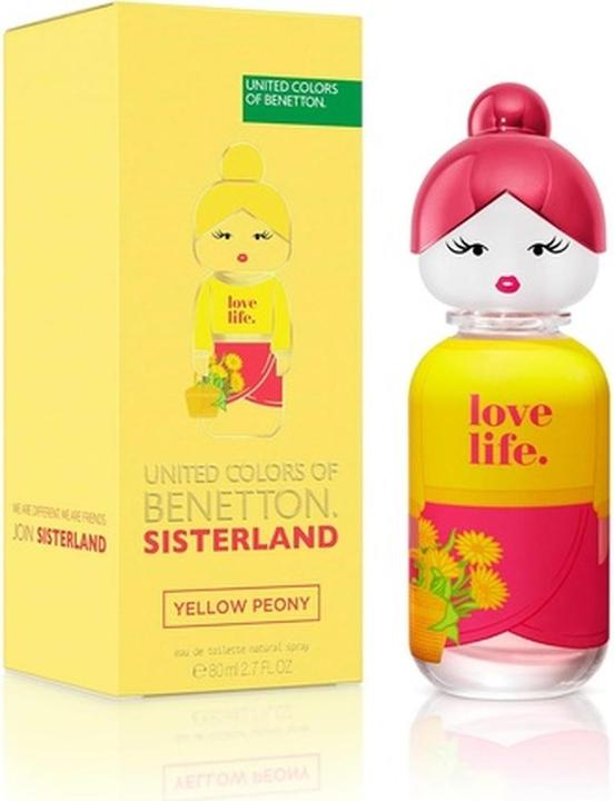 Immagine prodotto Shakira United Colors of Benetton Sisterland Yellow Peony Eau de Toilette per donna 80ml (Eau de toilette, 80 ml)