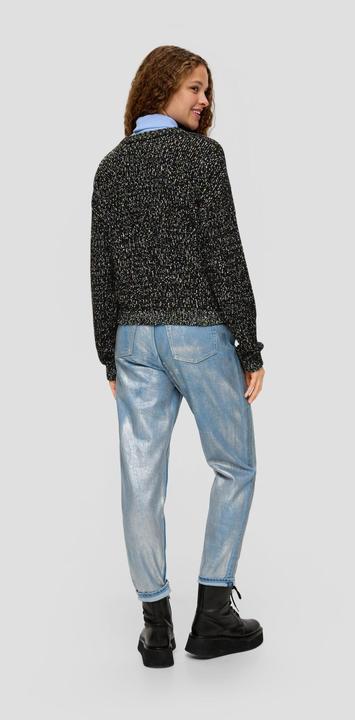 Immagine prodotto s.Oliver Strickpullover Mehrfarbiger Strickpullover mit Glitzergarn (XXL)