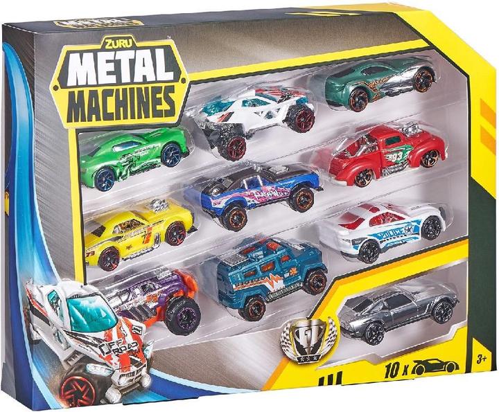 Actual product image Zuru Metal Machine Cars Set 10 pcs