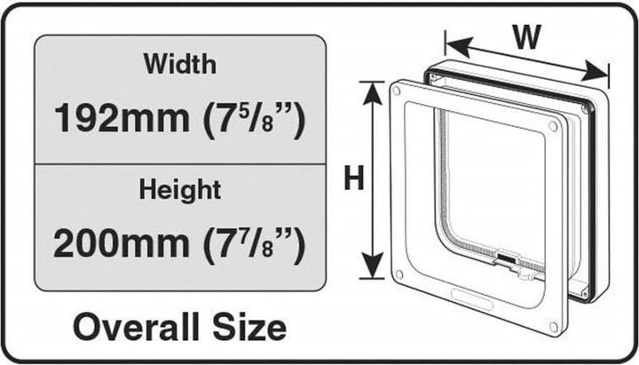 Produktbild Cat Mate 2-Wege Katzentüre (Magnetische Katzenklappe)