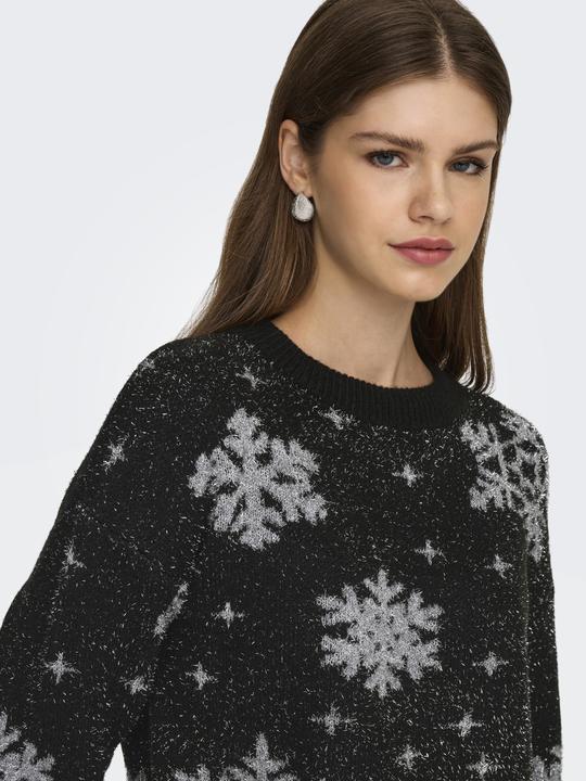 Actual product image Only Pullover XMAS ROLFA Strickpullover R-Neck (L)