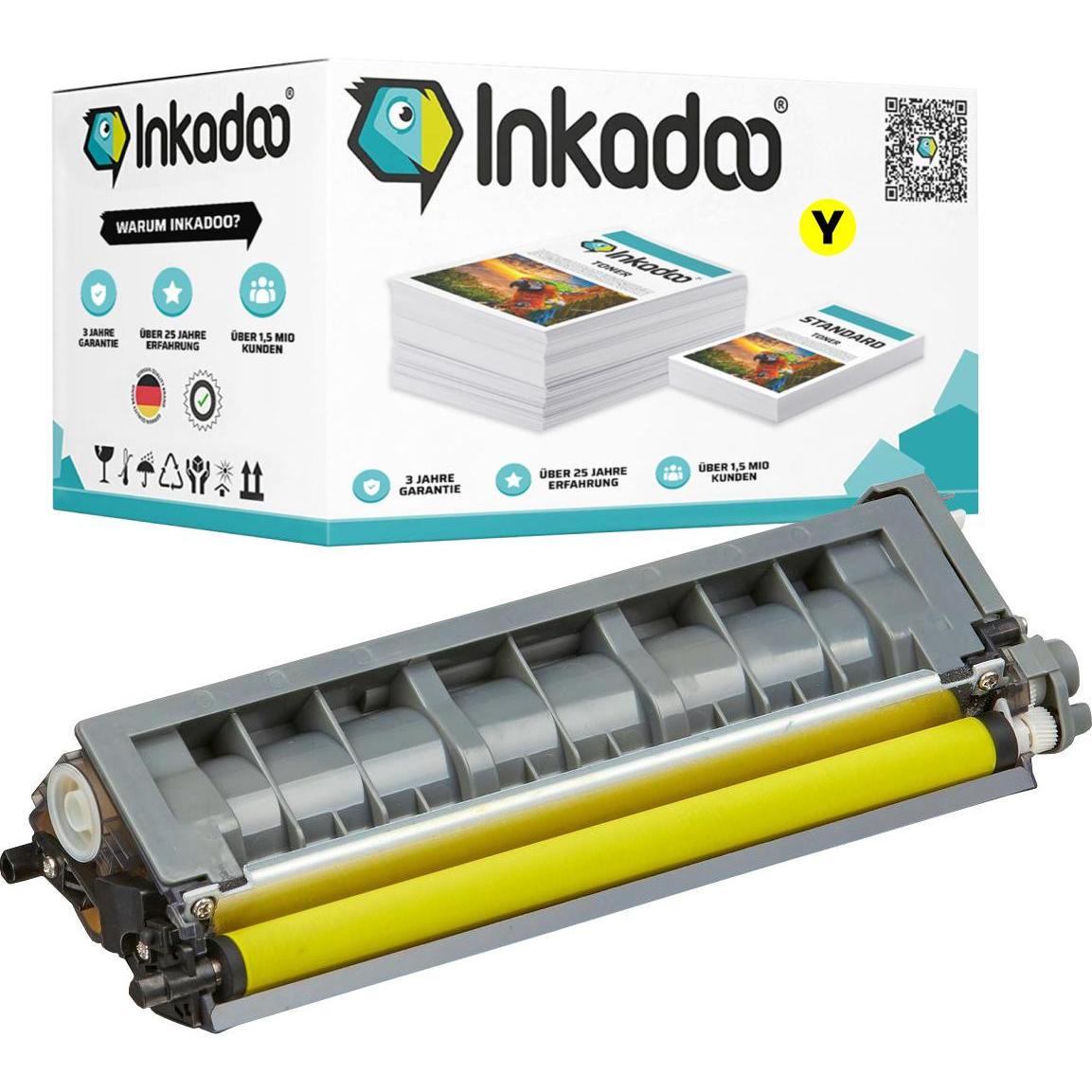 Inkadoo, Toner, Kompatibel Toner für Brother DCP-L 8400 CDN (Y)