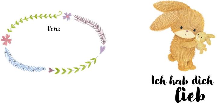 Produktbild Mein personalisierbares Bilderbuch - Ich hab dich lieb (Deutsch)