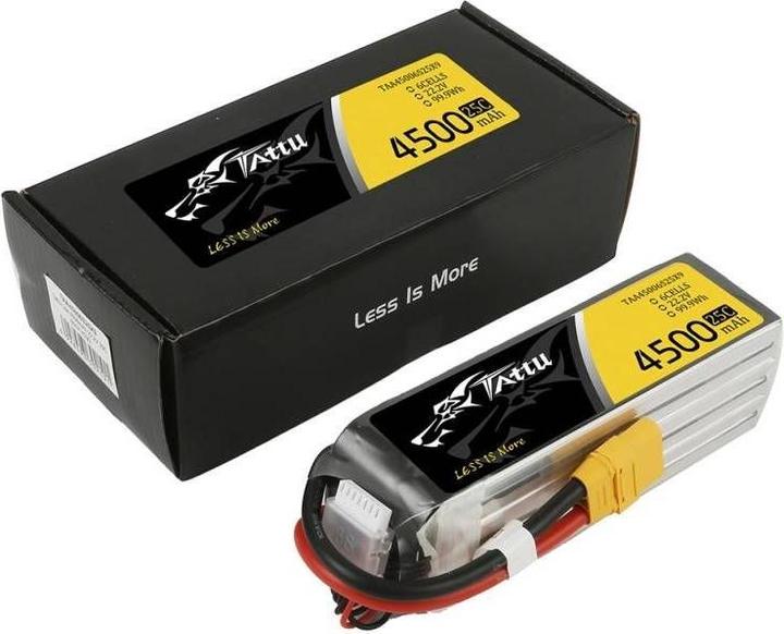 Produktbild Tattu RC-Akku LiPo 4500 mAh 22.2 V 25C (22.20 V, 4500 mAh)