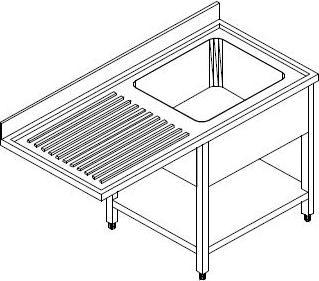 Image du produit Gastro Hero Centrale de rinçage ECO avec cuve à droite