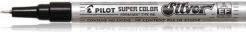 Produktbild Pilot Permanent-Marker SUPER COLOR,extra feine Spitze,silber (1x)