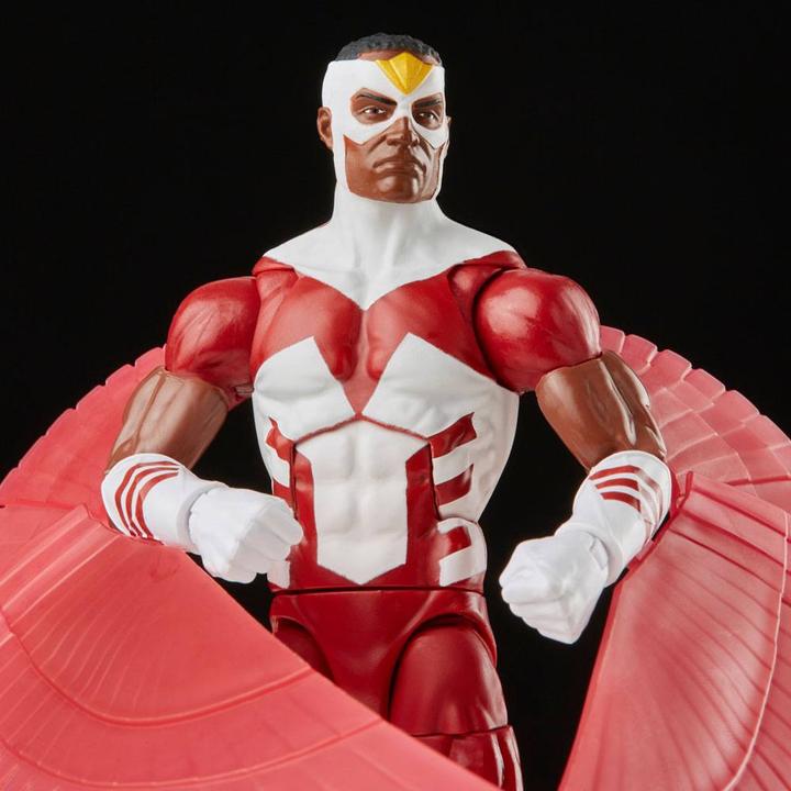 Actual product image Hasbro Legends Series Marvel's Falcon, 15cm Retro Action Figure, 2 Accessories