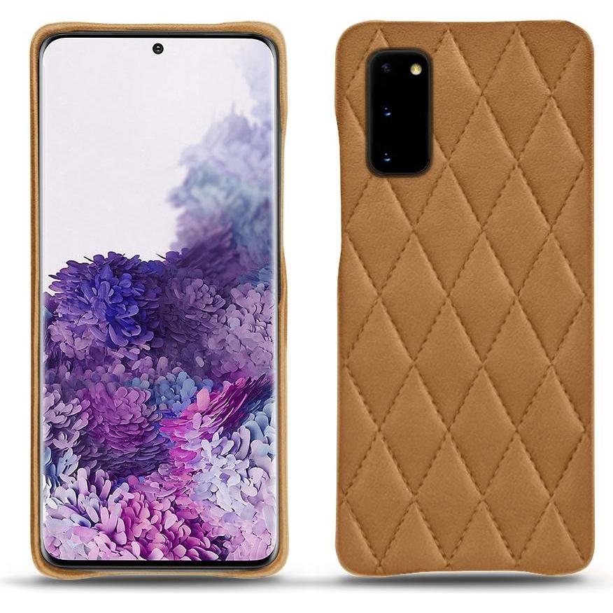 Noreve Lederschutzhülle (Samsung Galaxy S20), Smartphone Hülle, Braun