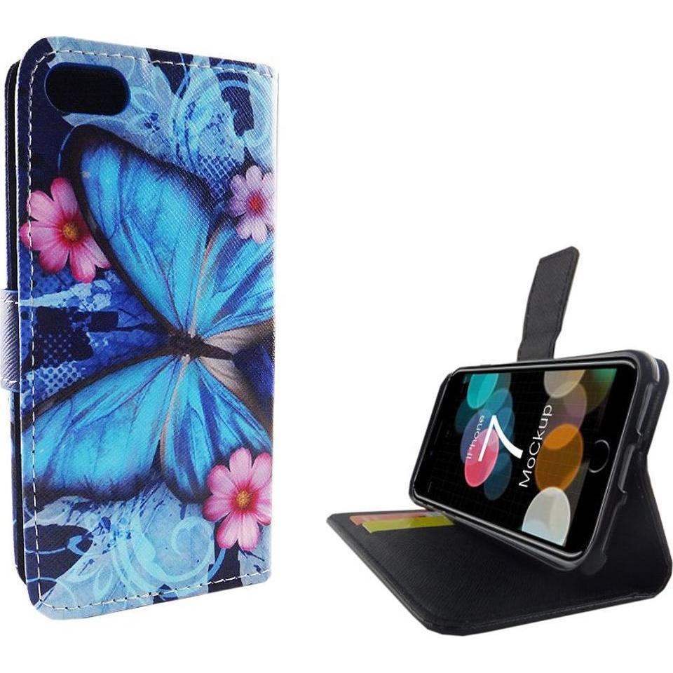 Thumbnail - König Design Schutz Handy Hülle für Apple iPhone 7 Case Cover Tasche Wallet Etui Handyhülle (Apple iPhone 7), Smartphone...
