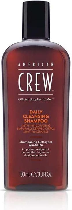 Image du produit American Crew Shampooing Nettoyant Quotidien pour Homme avec Parfum Citrus Menthe 3.3 Fl Oz (100 ml, Shampoing liquide)