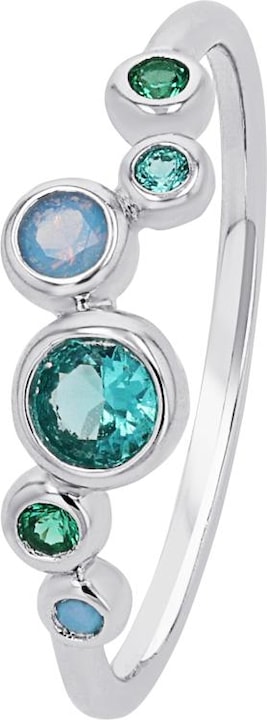 Immagine prodotto S.Oliver Ringe für Damen, 925 Sterling Silber, Zirkonia synth. (58, 925 Argento)
