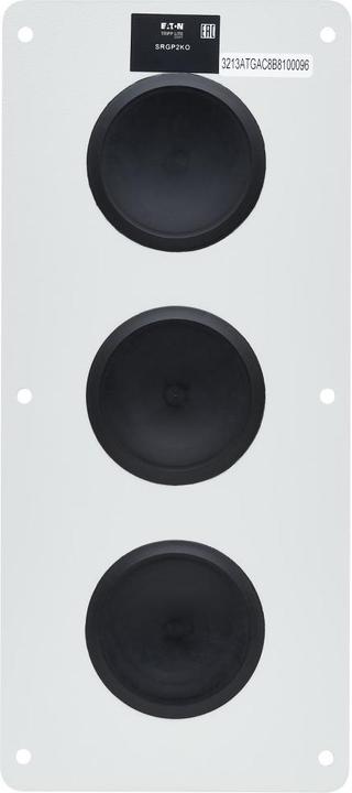 Actual product image Eaton TRIPPLITE SmartRack Cable Gland Plate for NEMA-Rated Enclosure Cabinets 3 Ports