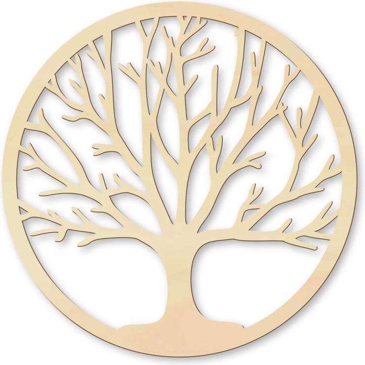 Image du produit Trenddeko Placage de peuplier - Arbre de vie (Ø 75 cm)