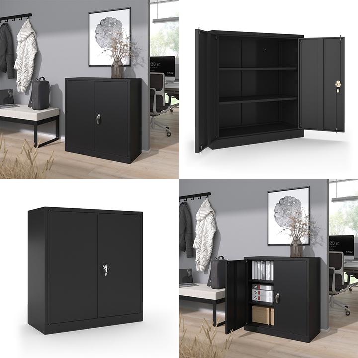 Actual product image Vicco Metallschrank (85 x 39 x 90 cm)