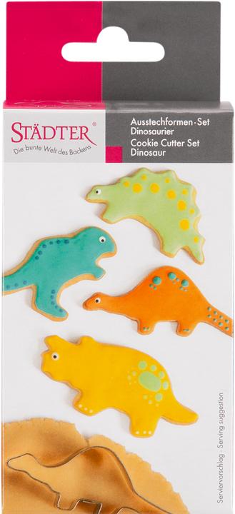 Image du produit Städter Jeu de moules à biscuits Dinosaure