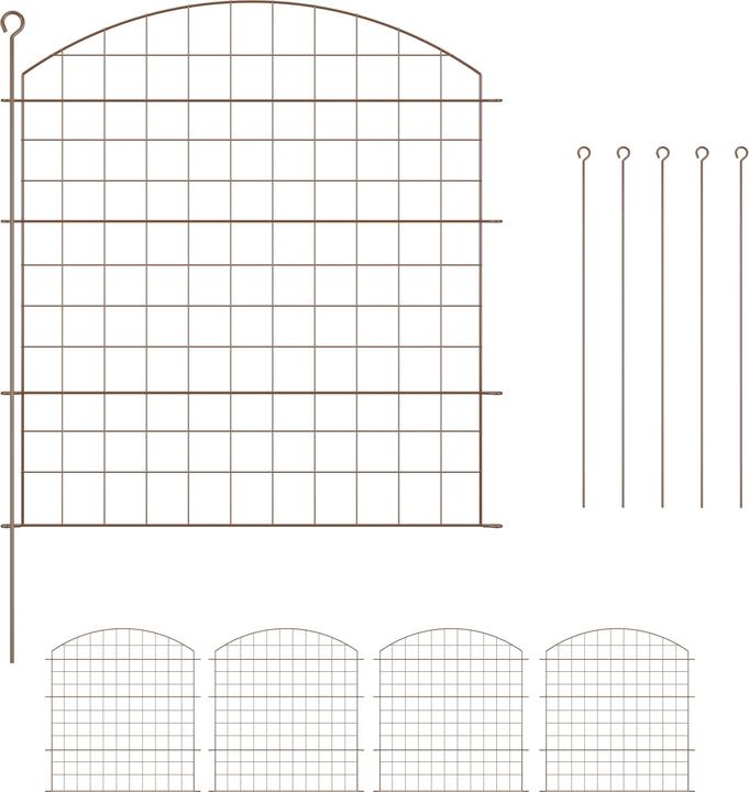 Produktbild Relaxdays Teichzaun-Set