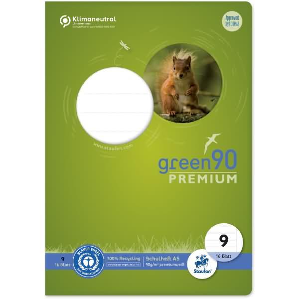 Actual product image Staufen Notebook LIN9 A5 16 sheets 10mm lined (A5, Lined, Soft cover)
