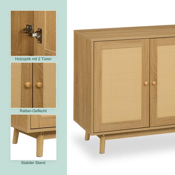 Actual product image Relaxdays Sideboard (80 x 40 x 75 cm)