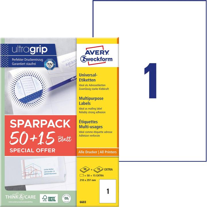 Avery Universal-Etiketten