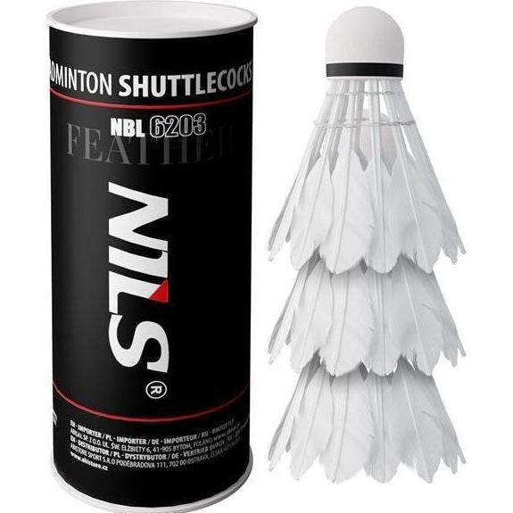 Nils Badminton-Federbälle NBL6203, 3 Stk. (14-30-130)
