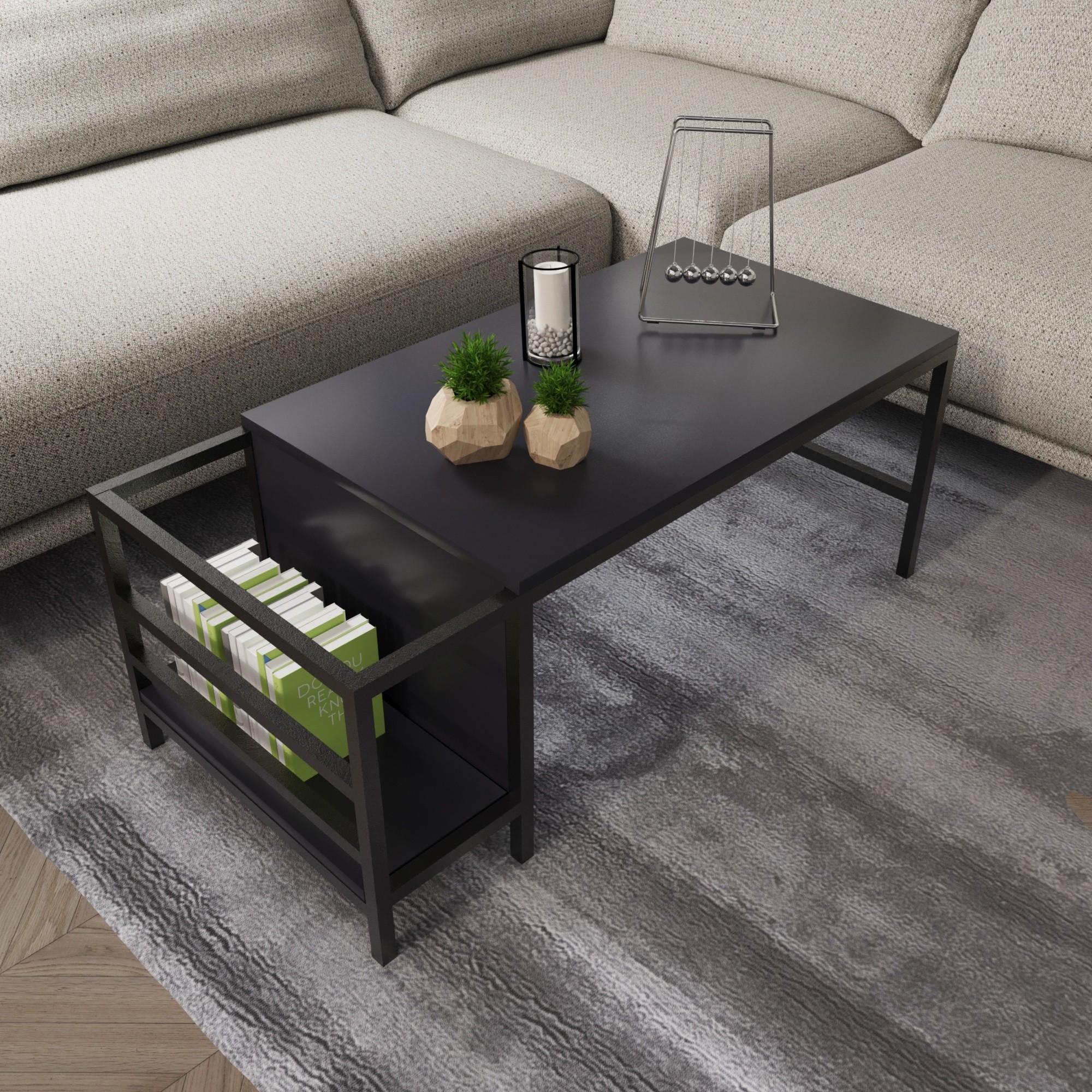 Thumbnail - Kalune Design, Couchtisch + Beistelltisch, Modern (110 x 50 x 60 cm)