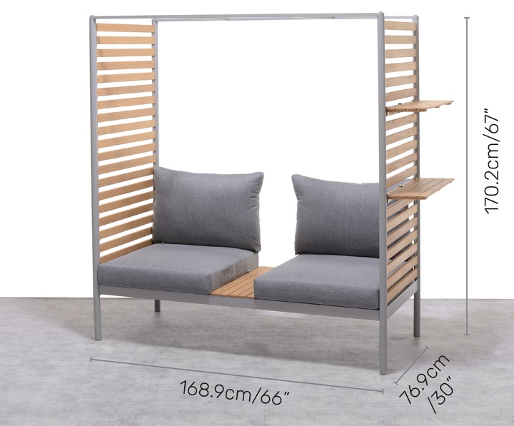 Actual product image Giardimo Loveseat