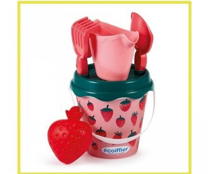 Image du produit Garniture de seau à sable Ecoiffier Fraise