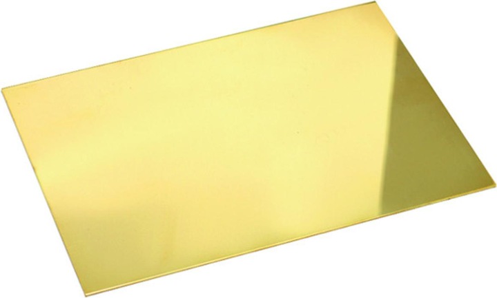 Actual product image Werkstarck Sheet brass (500 mm, 1000 mm, 0.50 mm)