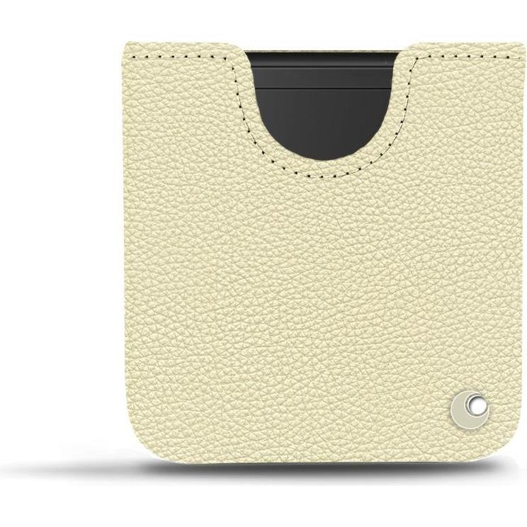 Noreve Lederschutzhülle (Samsung Galaxy Z Flip), Smartphone Hülle, Weiss