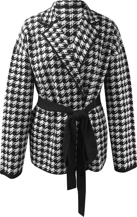 Produktbild Bellemere Cardigan Two-Tone Cashmere-Merino Houndstooth (M)