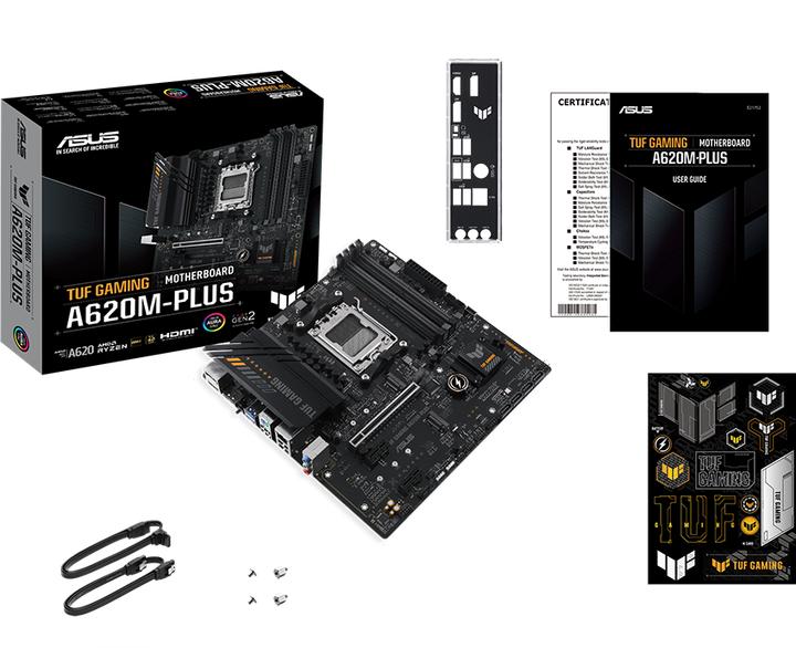 Produktbild ASUS TUF GAMING A620M-PLUS (AM5, AMD A620, mATX)