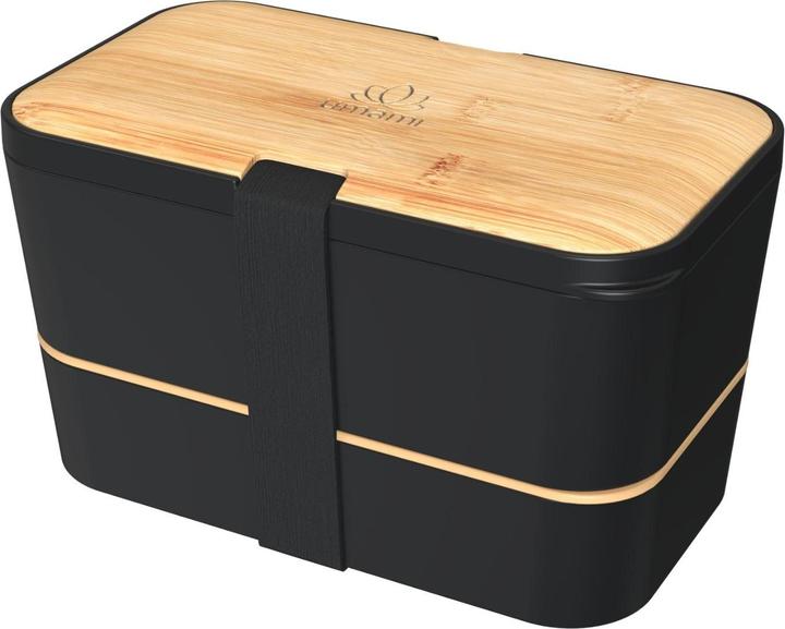 Actual product image Umami Bento Box Nestable L Bamboo Black