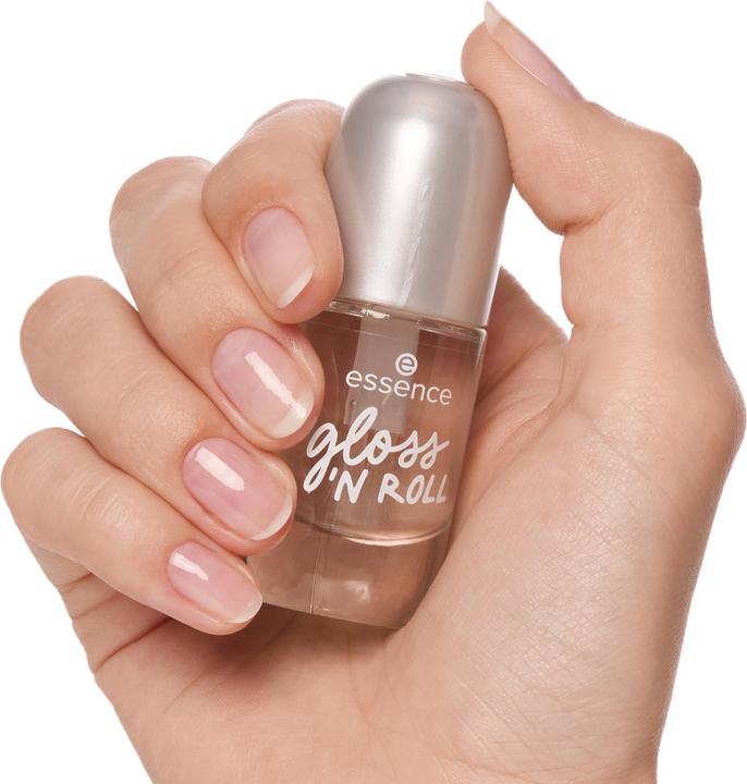 Produktbild essence gel nail colour (01 gloss 'N ROLL, Gel-Effekt Nagellack)